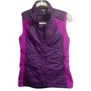 Outdoor Research Women's XS Two-Tone Purple Zip Front Vest Outdoor Gorpcore